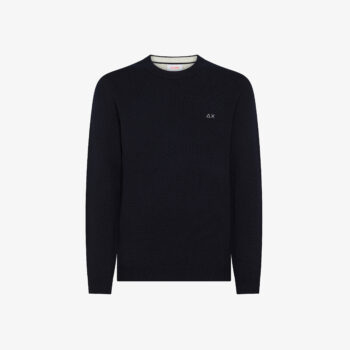 Girocollo lana/cashmere blu SUN68