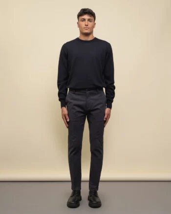 Pantalone gabardina PRINCE blu DEPT5