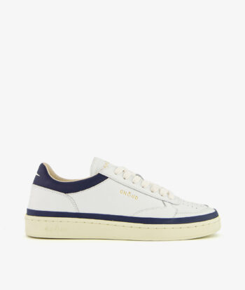 Sneakers PADS pelle bianco/blu GHOUD