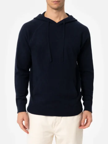 Maglia felpa cappuccio blu ST.BARTH