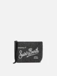 Pochette spighe lana nero ST.BARTH