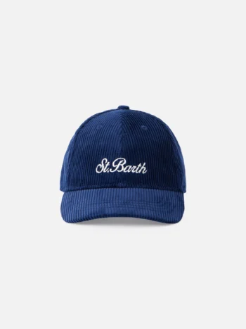Baseball velluto coste blu ST.BARTH
