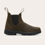 Chelsea suede verde BLUNDSTONE