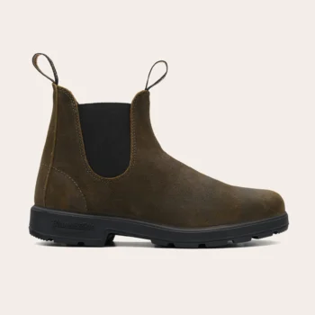 Chelsea suede verde BLUNDSTONE