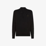 Lupetto zip lana/cotone nero SUN68