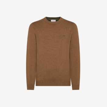 Girocollo lana/cashmere cammello SUN68