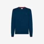 Girocollo profili lana/cotone royal SUN68